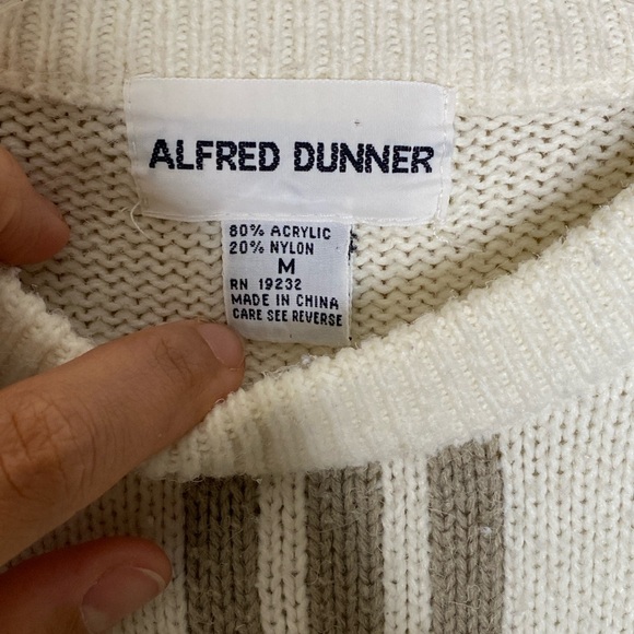 Vintage Floral Cottage Core Coquette Feminine Grandma Knit Tapestry Sweater (M) - Picture 9 of 9